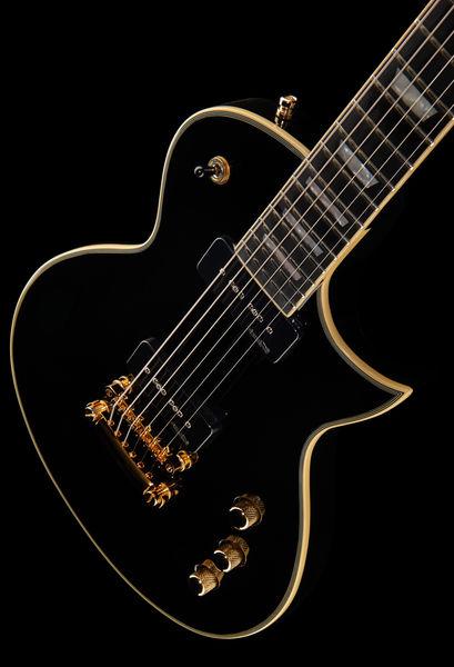 harley benton electric guitars harley benton sc-custom p90 black