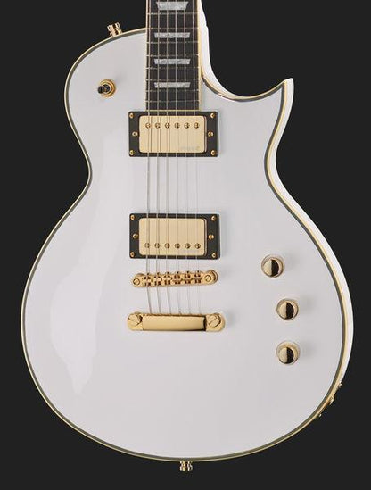 harley benton electric guitars harley benton sc-custom white