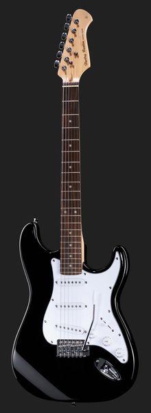 harley benton electric guitars harley benton st-20 bk starter bundle 7