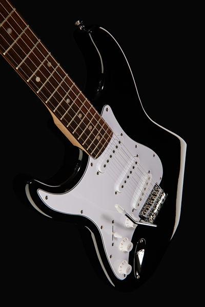 harley benton electric guitars harley benton st-20lh bk standard series