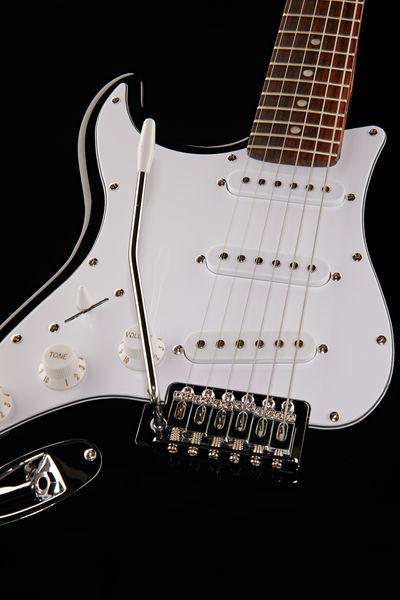 harley benton electric guitars harley benton st-20lh bk standard series
