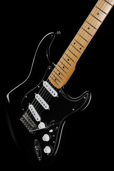harley benton electric guitars harley benton st-57dg black tribute