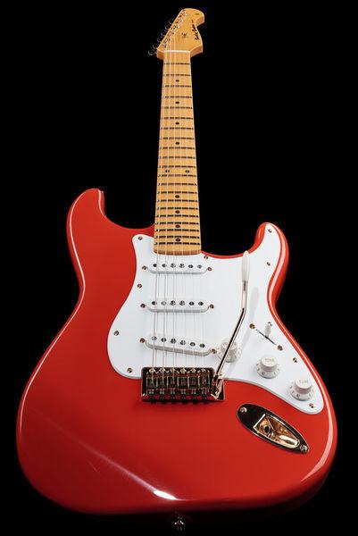 harley benton electric guitars harley benton st-59hm fiesta red tribute