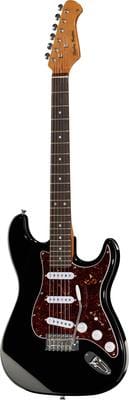 harley benton electric guitars harley benton st-62 bk vintage series