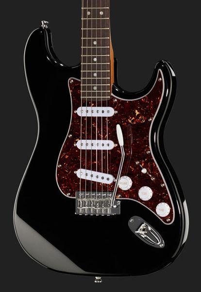 harley benton electric guitars harley benton st-62 bk vintage series