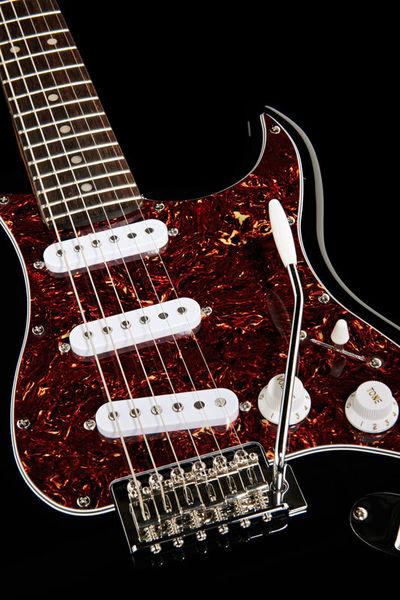 harley benton electric guitars harley benton st-62 bk vintage series