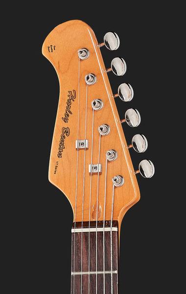 harley benton electric guitars harley benton st-62lh bk vintage series