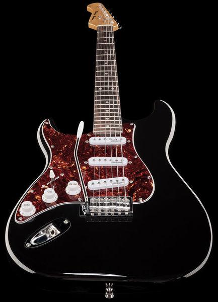 harley benton electric guitars harley benton st-62lh bk vintage series