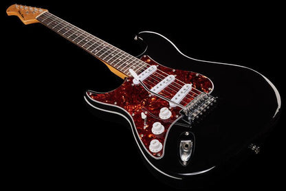 harley benton electric guitars harley benton st-62lh bk vintage series
