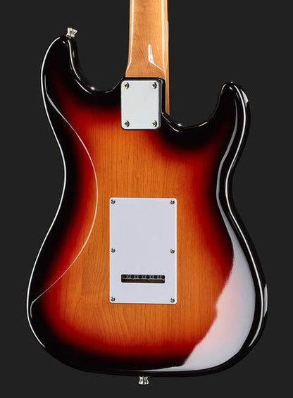 harley benton electric guitars harley benton st-62lh sb vintage series