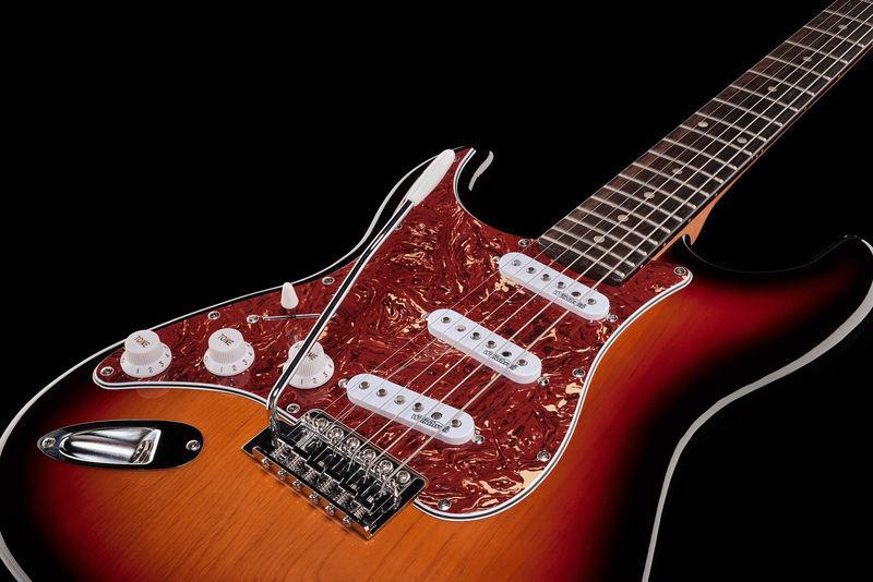 harley benton electric guitars harley benton st-62lh sb vintage series