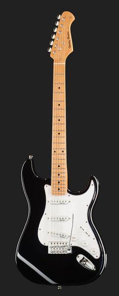 harley benton electric guitars harley benton st-62mn bk vintage series
