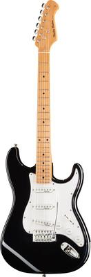 harley benton electric guitars harley benton st-62mn bk vintage series