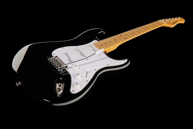 harley benton electric guitars harley benton st-62mn bk vintage series