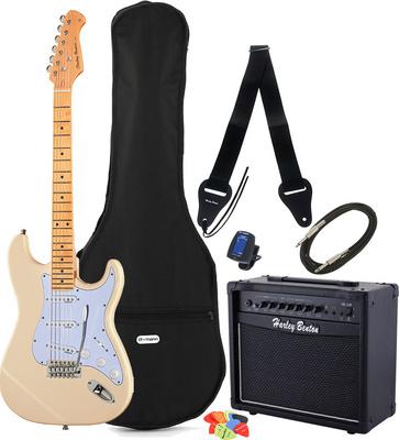 harley benton electric guitars harley benton st-62mn vw vintage bundle 1