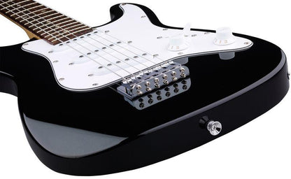 harley benton electric guitars harley benton st-mini bk