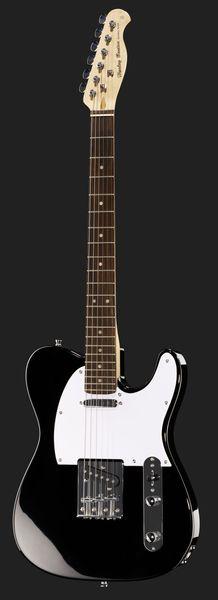 harley benton electric guitars harley benton te-20 bk standard serie set 1