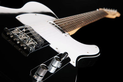 harley benton electric guitars harley benton te-20 bk standard serie set 1