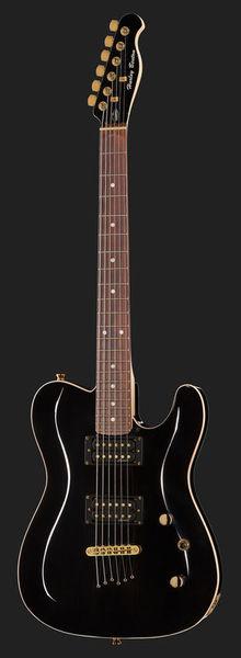harley benton electric guitars harley benton te-40 tbk bundle 3