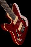 Harley Benton Electric Guitars Harley Benton TE-90QM LH Trans Red