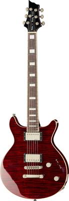 harley benton electric guitars harley benton xt-22 black cherry flame