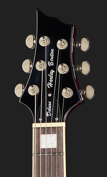 harley benton electric guitars harley benton xt-22 black cherry flame