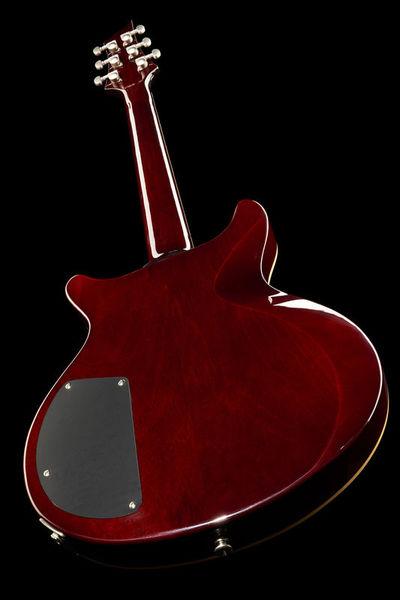 harley benton electric guitars harley benton xt-22 black cherry flame
