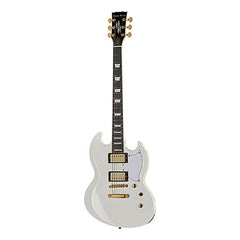 Harley Benton Electric Guitars White High Gloss Harley Benton DC-Custom Electric Guitar