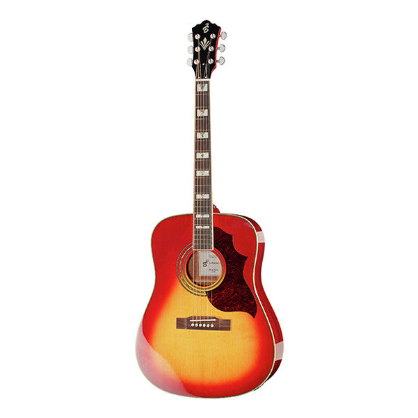 harley benton electro acoustic guitars harley benton superior-e dreadnought electro acoustic guitar - heritage cherry sunburst high gloss