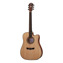 Harley Benton Electro Acoustic Guitars Natural Matt Harley Benton CLD-10SCE Dreadnought Cutaway Electro Acoustic Guitar