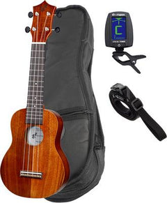 Harley Benton Soprano Ukuleles Harley Benton Ukahuna Koa Soprano Ukul Set