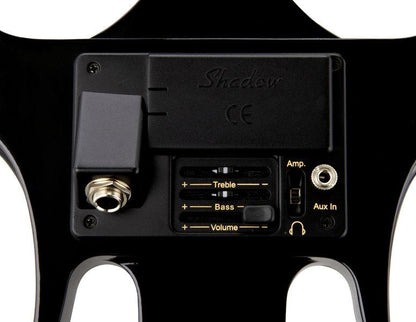 harley benton violins harley benton hbv 840bk 4/4 electric violin