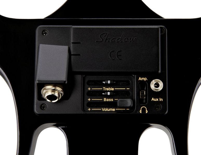 harley benton violins harley benton hbv 840bk 4/4 electric violin