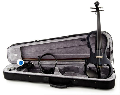 harley benton violins harley benton hbv 840bk 4/4 electric violin