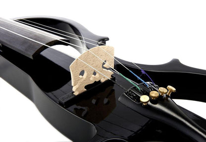harley benton violins harley benton hbv 870bk/rd 4/4 electric violin