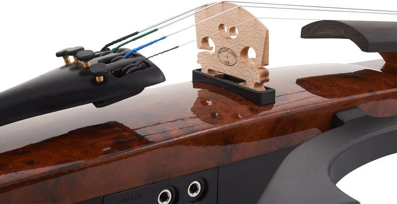 harley benton violins harley benton hbv 990bem 4/4 electric violin