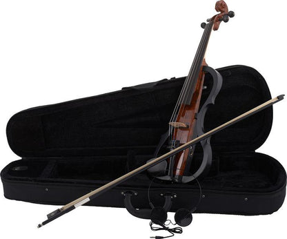 harley benton violins harley benton hbv 990bem 4/4 electric violin