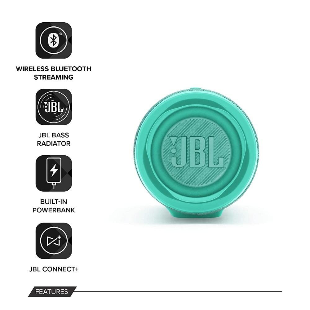 Harman India Bluetooth Speakers JBL Charge 4 Portable Bluetooth Speaker