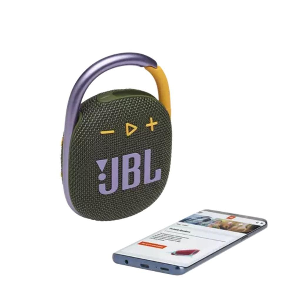 harman india bluetooth speakers jbl clip 4 ultra portable waterproof bluetooth speaker      #color_green