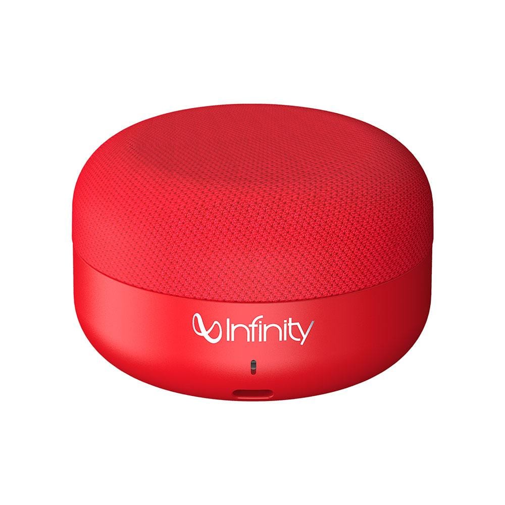 harman india bluetooth speakers red infinity clubz mini portable bluetooth speaker - red   