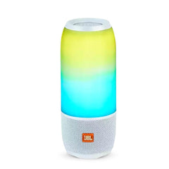 Harman India Bluetooth Speakers White JBL Pulse 3 Waterproof Portable Bluetooth Speaker With 360° lightshow and Sound