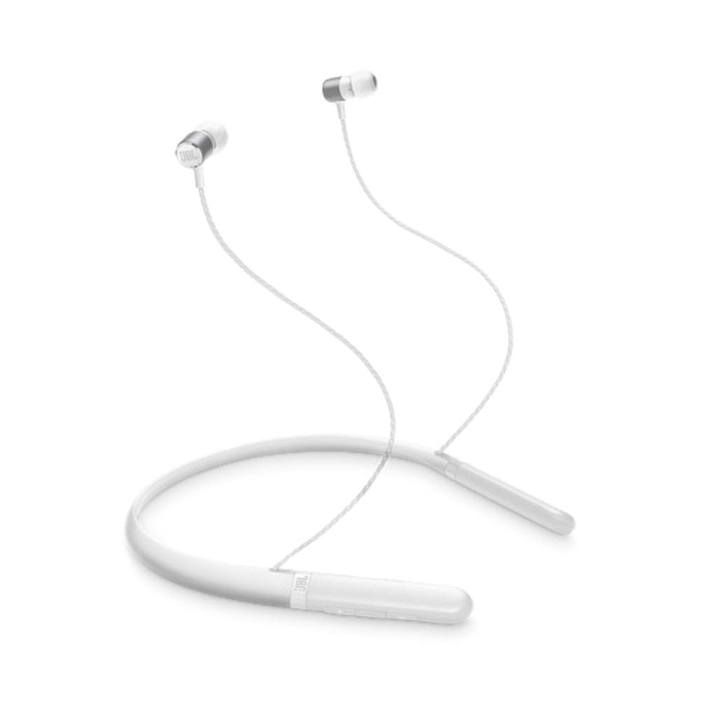 Harman India In-Ear Neckband Headphones White JBL LIVE200BT In-Ear Wireless Neckband Headphones - White