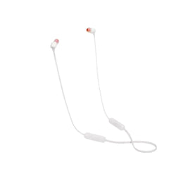 Harman India In-Ear Neckband Headphones White JBL T165BT In-Ear Neckband Headphone
