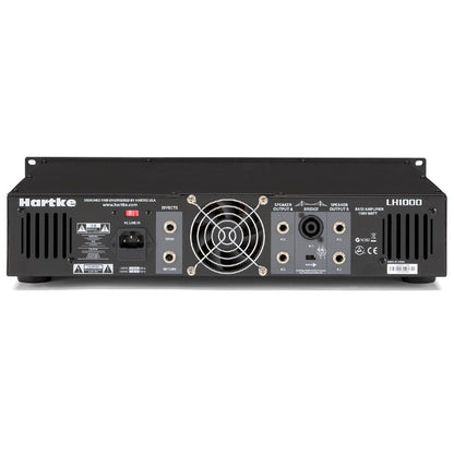 hartke bass amplifier heads hartke lh1000 1000 watt bass amplifier head