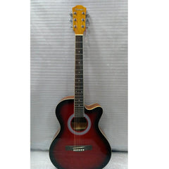 Havana Acoustic Guitars 202101603010 Havana FA391c 39-Inch Cutaway Acoustic Guitar - Open Box B Stock
