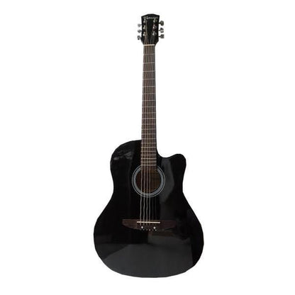 Havana Acoustic Guitars Black Havana AAG-39 Inch Cutaway Acoustic Guitar