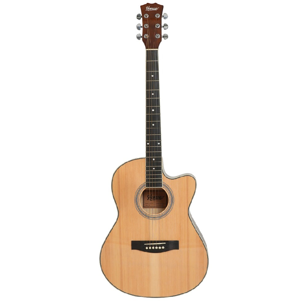 Havana Acoustic Guitars Natural Havana HAC 39' Cutaway 6 String Acoustic Guitar 