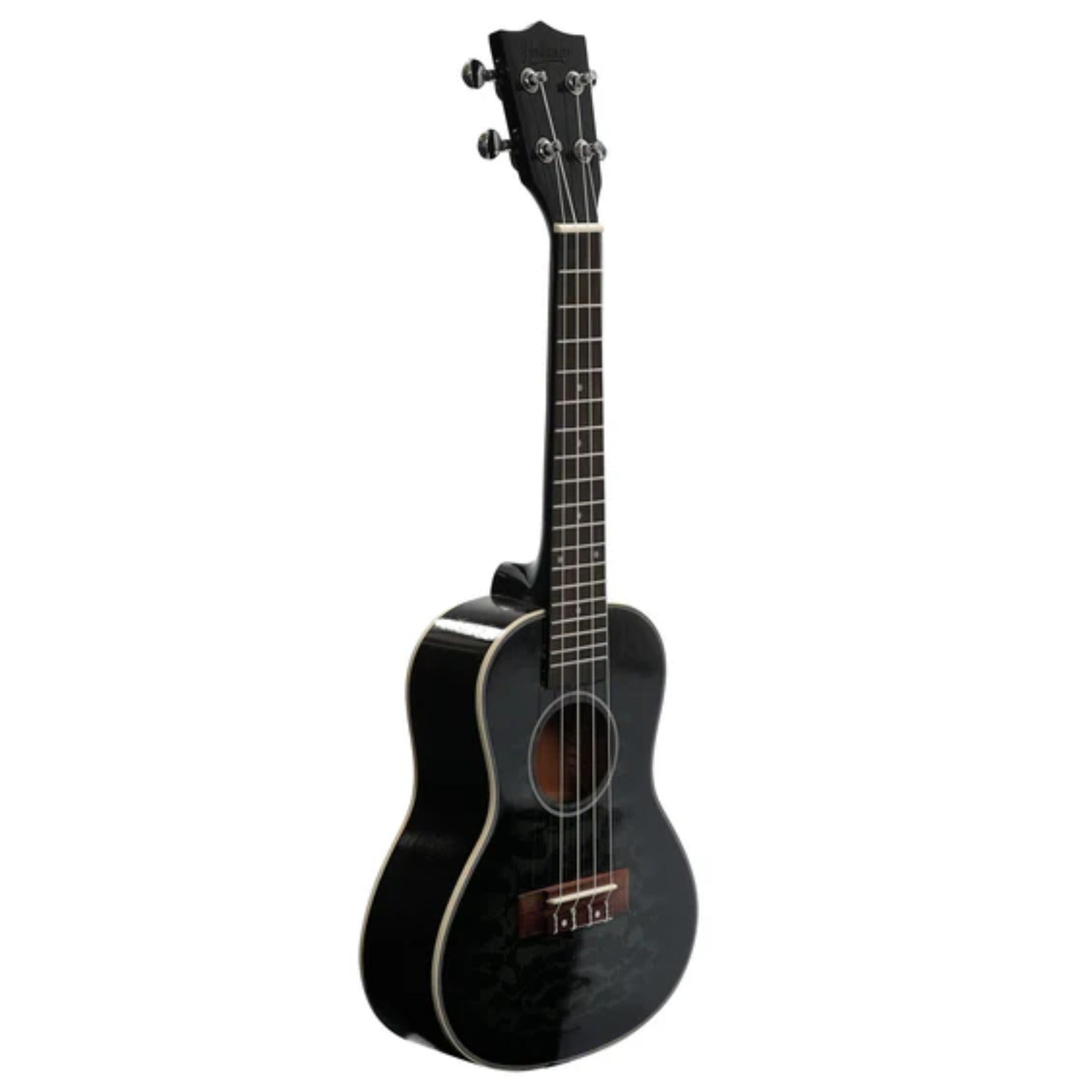 Havana Concert Ukuleles Havana QUK24 Tree Flame Concert Ukulele #color_black