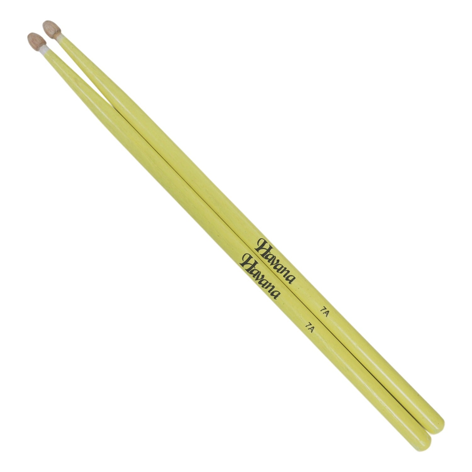 Havana Drumsticks Havana AH7 American Hickory Drumstick - Pink - 7A #color_yellow