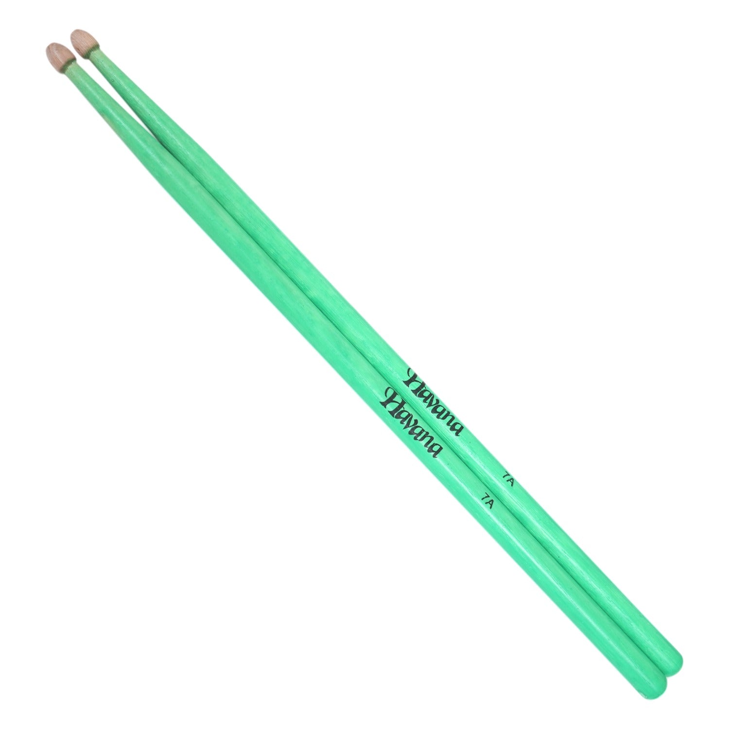Havana Drumsticks Havana AH7 American Hickory Drumstick - Pink - 7A #color_green
